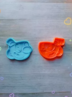 CUPHEAD COOKIES CUTTERS KIT X2 - COOKIE CUTTERS
