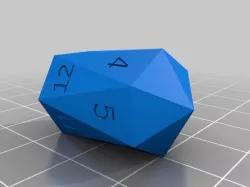 Customizable Crystal Dice