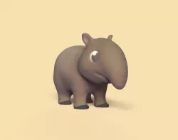 Cute Tapir