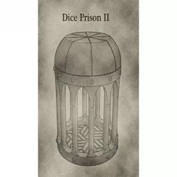 D&D Dice Prison II or Jail with Lid for Dungeons & Dragons, Pathfinder or other Tabletop Games