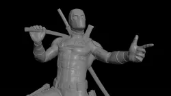 Deadpool stl 3D print model