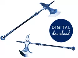 DEDUE Silver Axe STL FILES [Fire Emblem: Three Houses]
