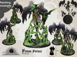 Demonic avatar- Pre-supported for 100 and 60 mm. base