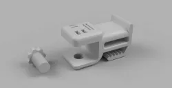 Desk clamp for headset,cables and stuff
