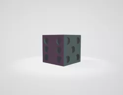 Dice with a modified center of gravity cheater