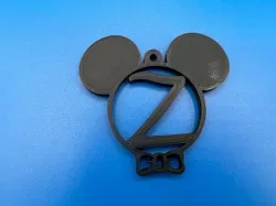 Disney Mickey Mouse Letter Z Ornament