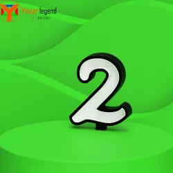 Disney-type numbers/Disney-type birthday numbers Number 2