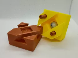 Dovetail Box Puzzle, Cube Puzzle