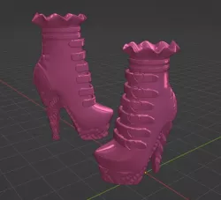 Draculaura Haunt Couture Replica Boots