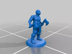 Dual Axe Barbarian