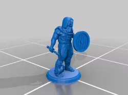 Dwarf Fighter Miniature