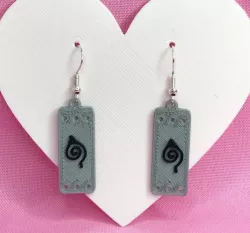 EARRINGS NARUTO BAND