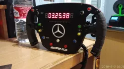 F1 Style sim racing wheel + Display TM1638