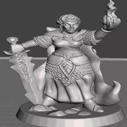 Female Elven Eldritch Knight