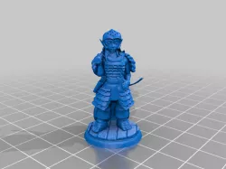 Female Halfling Cleric with Crossbow (Kitbash)
