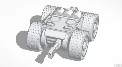 Flamrad light flame throwing vehicle 28mm  sci-fi wargaming