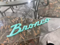 Ford Bronco Logo - Retro