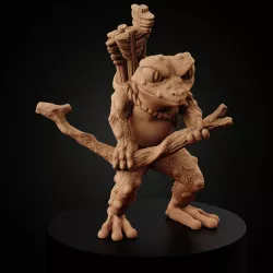 Frogfolk: Frog Archer 2 (Based & Unbased)