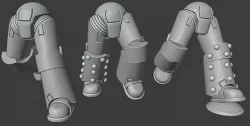 Galactic Crusaders - 28mm- Jet Troop Legs