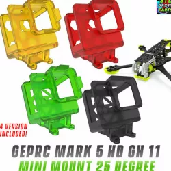 GEPRC MARK5 HD / MARK5 Gopro Hero 11 Mini Mount 25 Degree