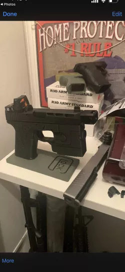 Glock 19 HK MK23 Replica / P80 Rails