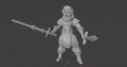 Goblin fighter - D&D