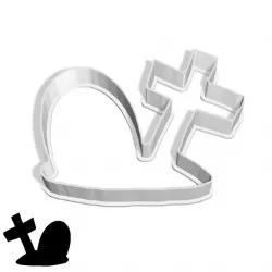 Halloween cookie cutters - #37 - grave (style 3)