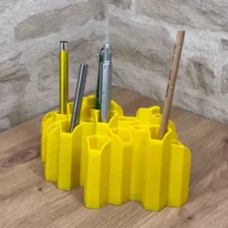 HEXAGONAL PEN HOLDER