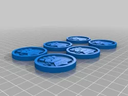 Imperial Fists Objective Markers