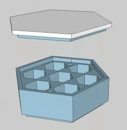 Infinitely Stackable Dice Box
