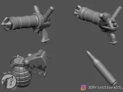 Jinx Zapcannon - Chomper LOL league of legends - Fan Art 3D print model