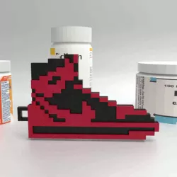 Keychain shoe pixel art