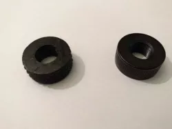 Knurled thread protector for Ruger 22/45