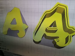 led letters alphabet