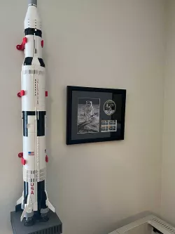 LEGO Saturn V Vertical Display