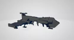 Lightning bird spaceship