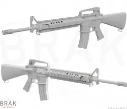 M16A4 1/3 scale miniature