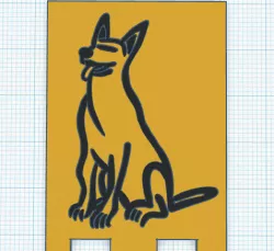 MALINOIS SHEPHERD DOG BOOKMARK- MALINOIS DOG BOOKMARK