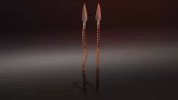 Medieval miniature spear