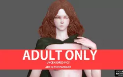 MELINA ELDEN RING NAKED NUDE NFSW SEXY GIRL 3D PRINT