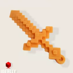 Minecraft Sword Keychain