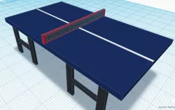Miniature table tennis table