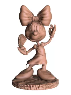 Minnie mouse dance stl 3d printable