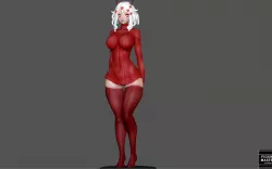 MODEUS HELLTAKER ANIME GAME CHARACTER SEXY GIRL