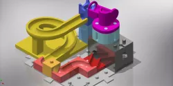 Modular Marble Machine for 8mm Ball Bearings