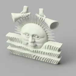 Nauvoo Temple Sunstone | LDS Temple | 3 Styles | Digital File | STL File