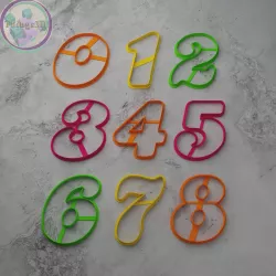 numbers cookie cutter