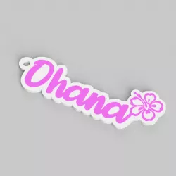 Ohana Keychain - Stitch
