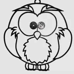 Owl Wall Sculpture