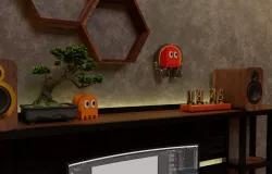 PAC-MAN HEADSET HOLDER